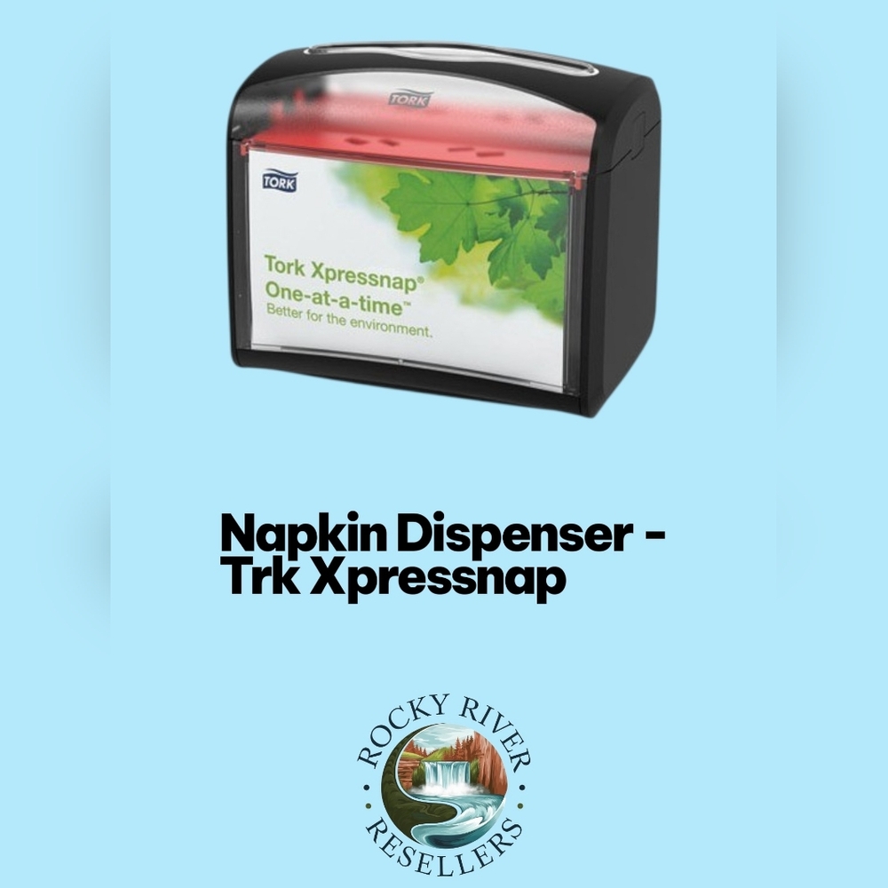 (2) - Table Top Napkin Dispenser | Black | Tork N4 Xpressnap | RRR Restaurant